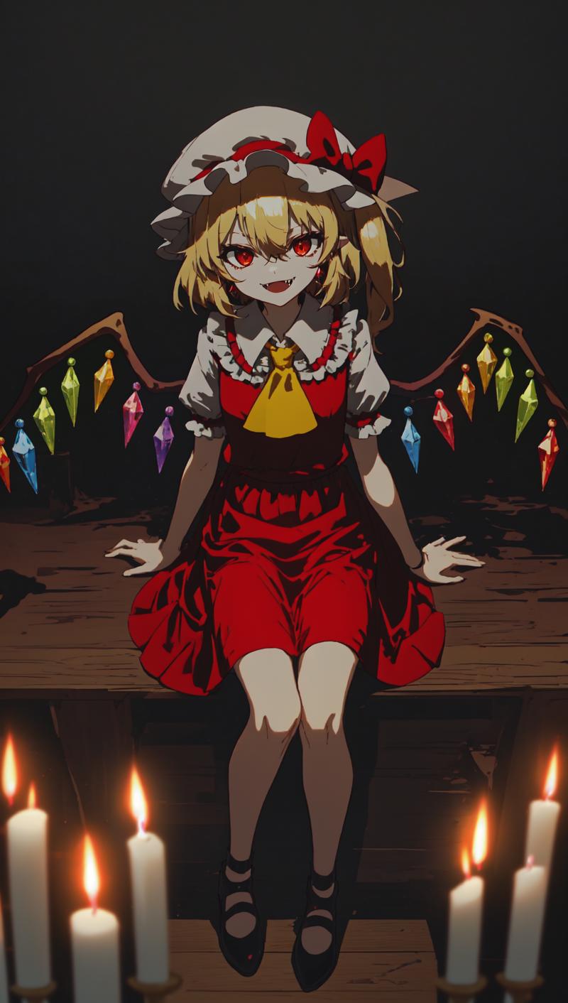 113298-1002181399-flandre-scarlet red-dress yellow-ascot white-mob-cap blonde-hair red-eyes smug fangs BREAK (darkness_1.2) unlit black-background.png